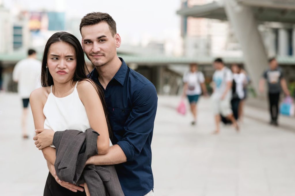 multicultural couple with translation issues no one teaches